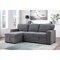 Global Furniture Usa Transitional Fabric U0203 Light Grey Pull Out Sofa Bed 5042 - alternate 4